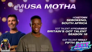 Musa Motha Intro Qualifiers Week 4 | America's Got Talent Fantasy League 2024 S01E04