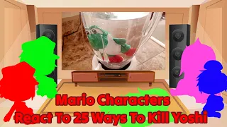 Mario Characters React To 25 Ways To Kill Yoshi