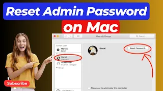 How to Reset Admin Password on Mac | Forgot Your Mac Password - Reset Admin Password