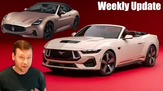 2025 Mustang 60th Anniversary Edition, Maserati's Convertible EV + More! Weekly Update