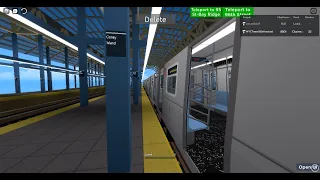 BMT Subway: Coney Island bound R160B Siemens (N) train @ Coney Island-Stillwell Ave