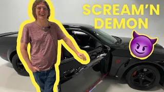 SCREAMn DEMON 🏎️ Big Week at Dream Giveaway Garage! Corvette, Roush Awards, and Demon Surprise! 🎉