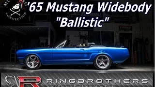 Ring Brothers#Ballistic Carbon Fiber Widebody 1965 Mustang Convertible GT500 Supercharged 5.8