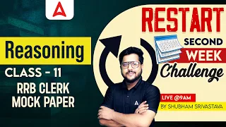 Restart | Bank Exam 2024 | Puzzle & Miscellaneous Questions Reasoning by Shubham Srivastava #11