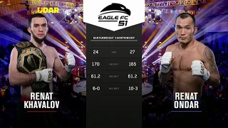 Renat Khavalov vs Renat Ondar | #EagleFC51 Full Fight