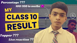 MY CLASS 10TH BOARD EXAMS RESULT 😎 ( got full marks in maths & computer )