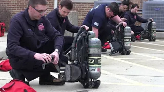 Villa Park Fire Department Academy SCBA Drill DAY 02