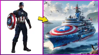 AVENGERS As CRUISE SHIP 🚢 VENGERS 🔥 All Characters ( MARVEL & DC ) 2024