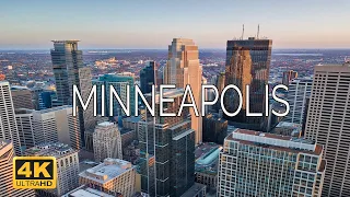 Minneapolis, Minnesota, USA 🇺🇸 | 4K Drone Footage