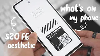 what's on my phone | samsung s20 FE | my productive setup as a student