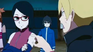 Boruto and Sarada | Сарада и Боруто-Французский поцелуй