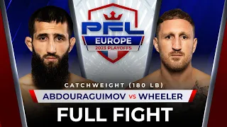 Abdoul Abdouraguimov vs Brad Wheeler | PFL Paris