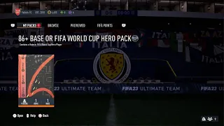 86+ Base or Fifa World Cup Hero Pack