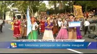 Desfile 47º Festival Nacional del Folklore de San Bernardo