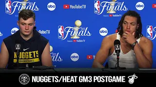 Christian Braun x Aaron Gordon React To Nuggets/Heat Game 3 | 2023 NBA Finals
