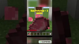 Minecraft Foods Hunger Points (Part 1)