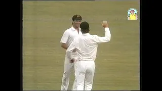 Steve Waugh brilliant catch to dismiss Martin Crowe 1st Test Gabba 1987/88