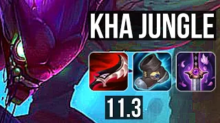 KHA'ZIX vs CAITLYN (JUNGLE) | Rank 2 Kha, Rank 5, 8/2/7, Dominating | TR Challenger | v11.3