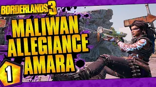 Borderlands 3 | Maliwan Allegiance Amara Funny Moments And Drops | Day #1