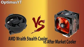 AMD WRAITH STEALTH COOLER VS COOLER MASTER HYPER 212 LED TURBO | PERFORMANCE | PAKSITAN PC GAMER