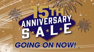 15th Anniversary Sale!