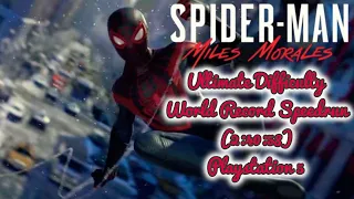 Marvel's Spider-Man Miles Morales WR Ultimate NG+ Speedrun (2:40:58) (PS5)