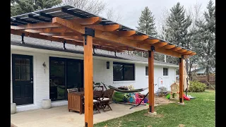 We Built A Solar Pergola with Glass Panels (Intro)