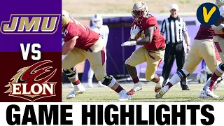 #1 James Madison vs Elon Highlights | 2021 Spring College Football Highlights