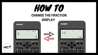 How To Change the Fraction Display on a Casio Calculator | fx-82AU II