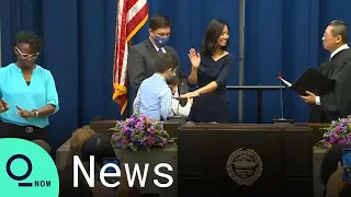 Michelle Wu is Sworn in as First Woman and First Person of Color Mayor in Boston