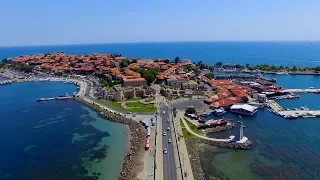 Nesebar (Несебър), Bulgaria - Drone footage over The Old Town