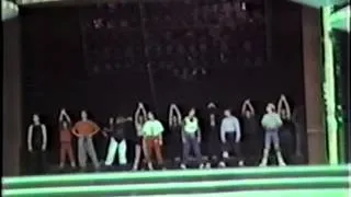 HUGO URRUTIA  TVN BACKSTAGE VIÑA 1990-BALLET ABRAXAS