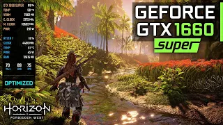 GTX 1660 Super on Horizon Forbidden West | 1080p Performance Test