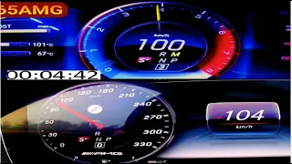 2020 Mercedes S65 AMG 630 HP vs  Mercedes S63 AMG 612 HP Acceleration DragRace 0-200km/h 100-200km/h