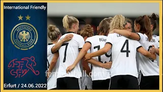 [7-0] | 24.06.2022 | Germany vs Switzerland | Deutschland vs Schweiz  | Women Football Friendly