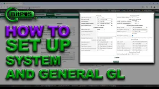 System and General GL Setup