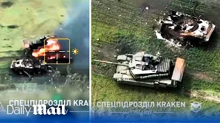 T-90M ‘Breakthrough’ destroyed by Kraken special forces in Chasiv Yar