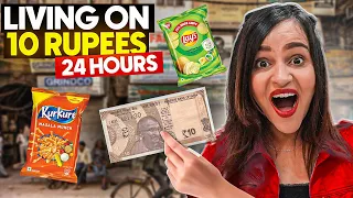 Living on 10 RS for 24 HOURS 😮 *IMPOSSIBLE*