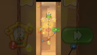 Прохождение игры Cut the Rope первая картонная коробка.