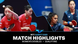 Prithika Pavade/Jia Nan Yuan vs Yoo Siwoo/Kim Yealin | WD Qual | WTT Contender Almaty 2023