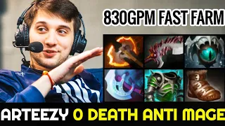 ARTEEZY 0 Death Unkillable Anti mage - Super Farming Machine 7.27 Dota 2