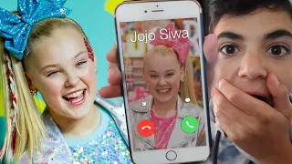 CALLING THE REAL JOJO SIWA!! (SHE BROKE INTO MY HOUSE)