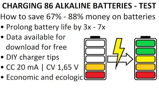 Can you recharge alkaline batteries ?