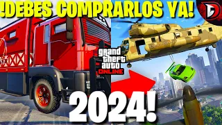 GTA ONLINE 2024 |  los 8 VEHICULOS MAS UTILES QUE DEBES TENER YA MISMO!