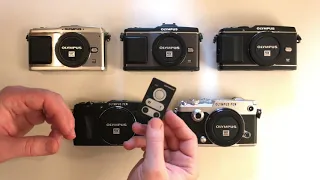 A comparison of all of the Olympus PEN mirrorless cameras