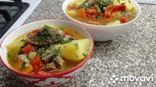 ШУРПА в казане из баранины. Вкуснее супа просто нет!  Съедается подчистую! Просто,  а как вкусно!