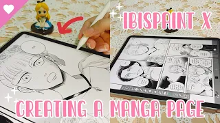 IbisPaint X ✨ Creating a manga page ✍🏻 Review 2022