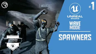 Unreal Engine 5 Tutorial -  Wave Mode Part 1: Spawners