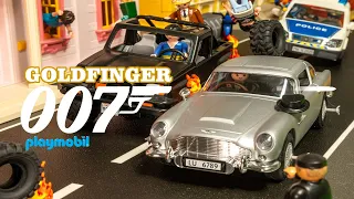 James Bond Goldfinger 🔫 007 🚨 Toys Action Movie 🌟 Playmobil Film for childrens 🚓