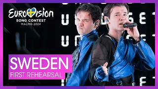 SNIPPET - Marcus & Martinus - Unforgettable | 🇸🇪 Sweden | First Rehearsal | Eurovision 2024